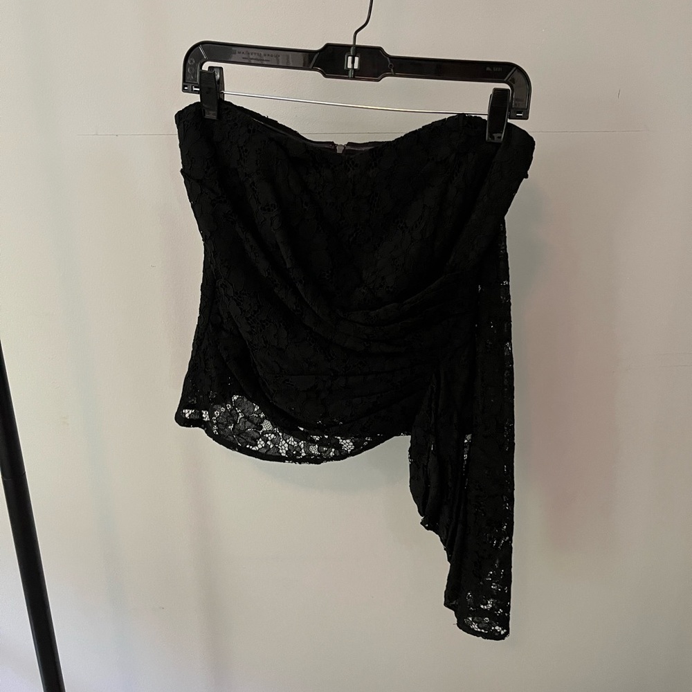 Anthropologie Lace Strapless Top